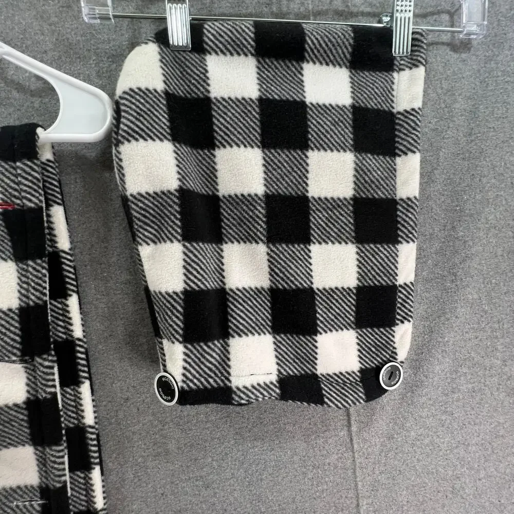 Scoodie Black and White Plaid Women's Scarves & Hood